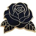 Rose Cap Clip-Black