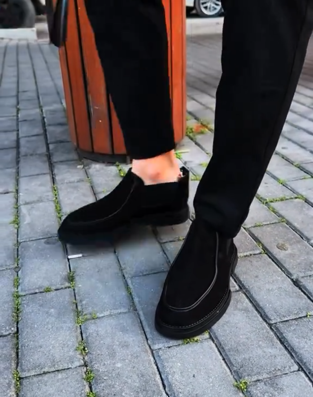 Men's suede breathable casual shoes