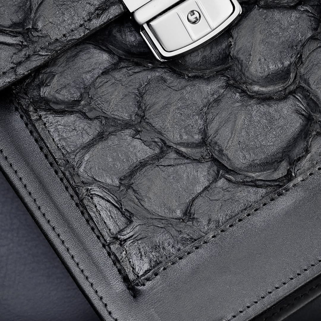 High-grade natural leather messenger bag