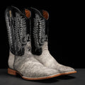 Imported natural cowhide cowboy boots