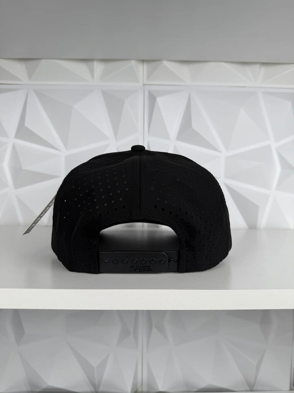 San Judas Black Plate SnapBack Cap-Black