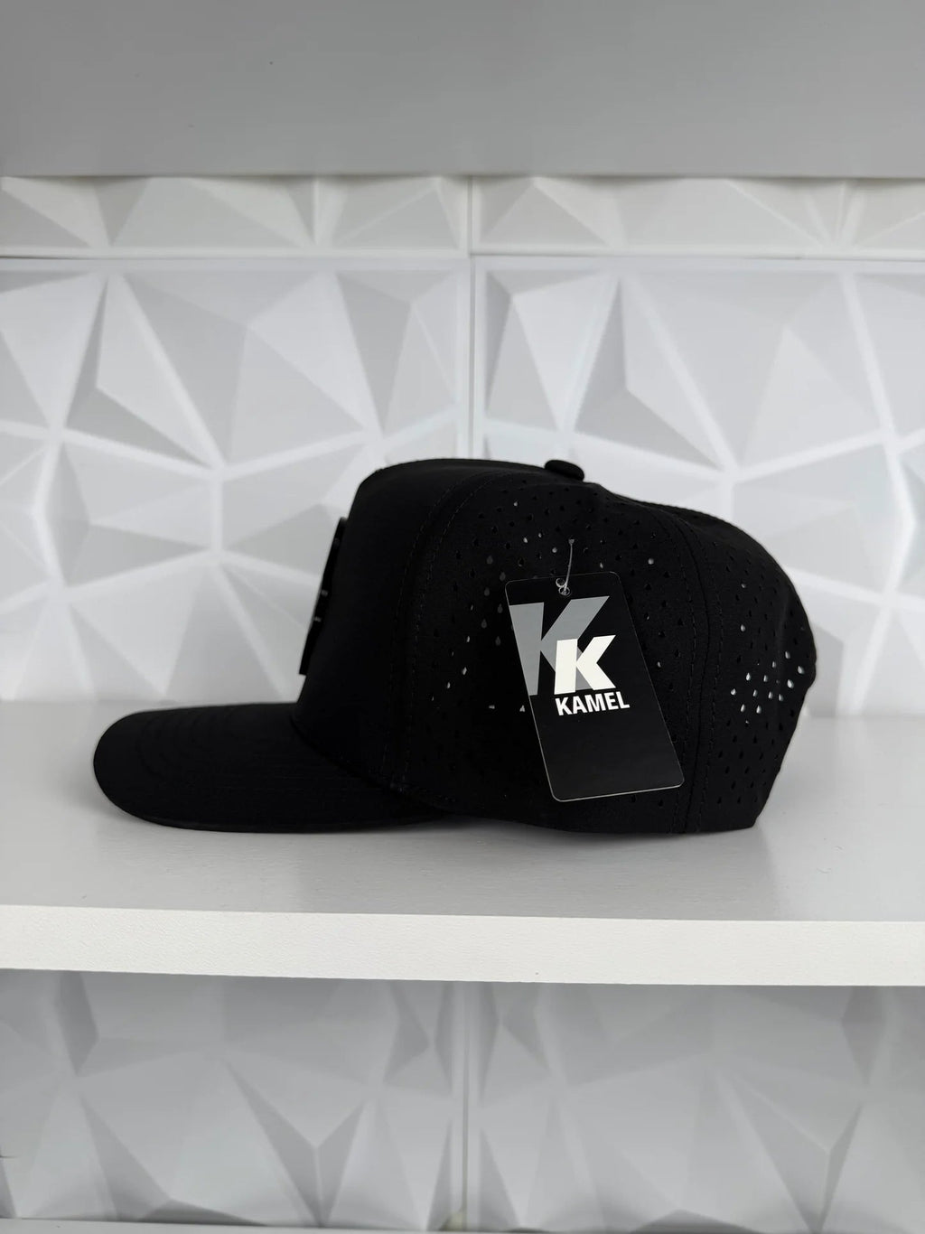 San Judas Black Plate SnapBack Cap-Black