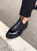 Unique Leather Patchwork Loafers