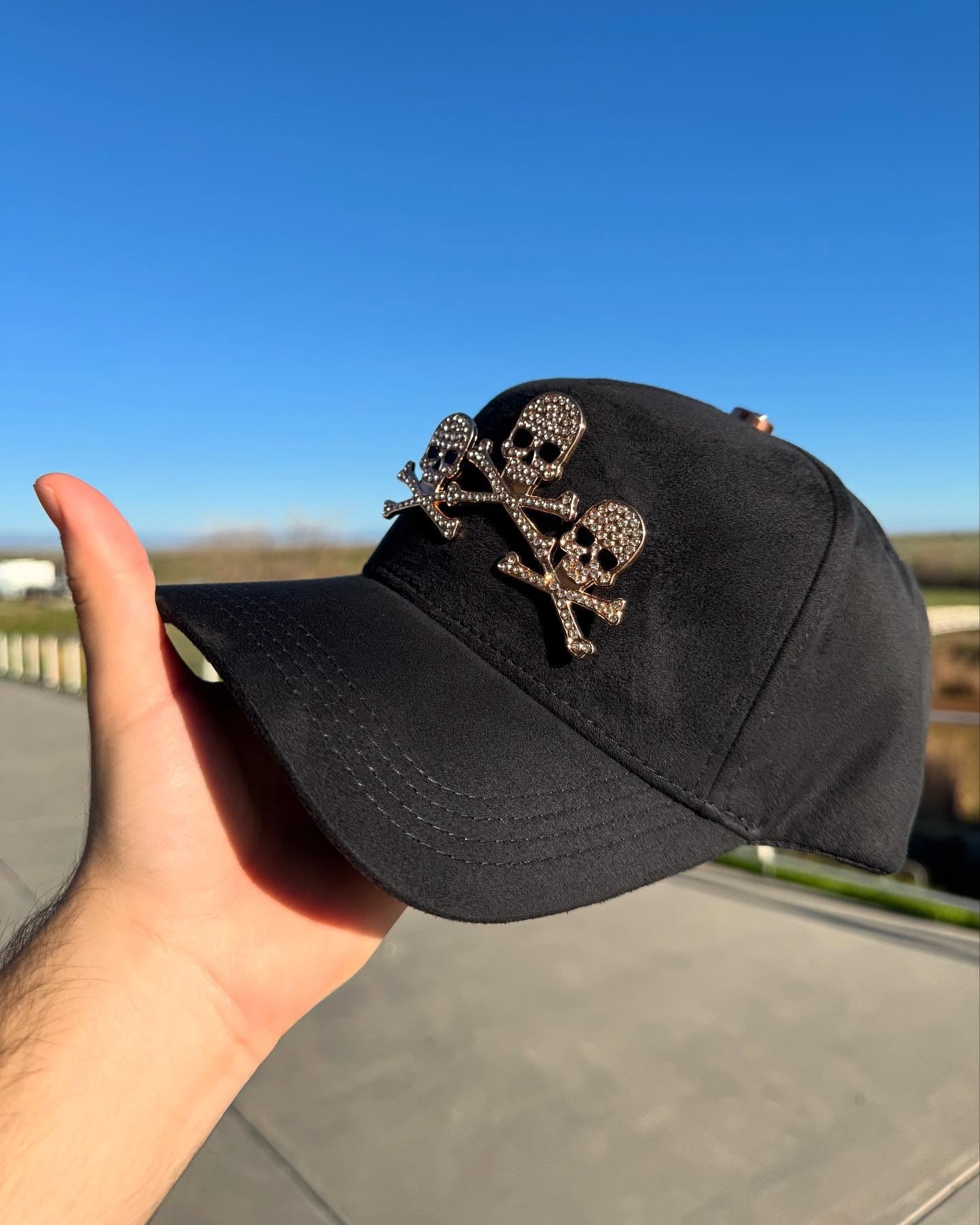 Rose Gold Skull Cap