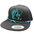 Embroidered Poker Cap