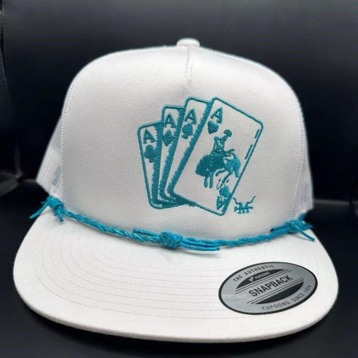 Embroidered Poker Cap