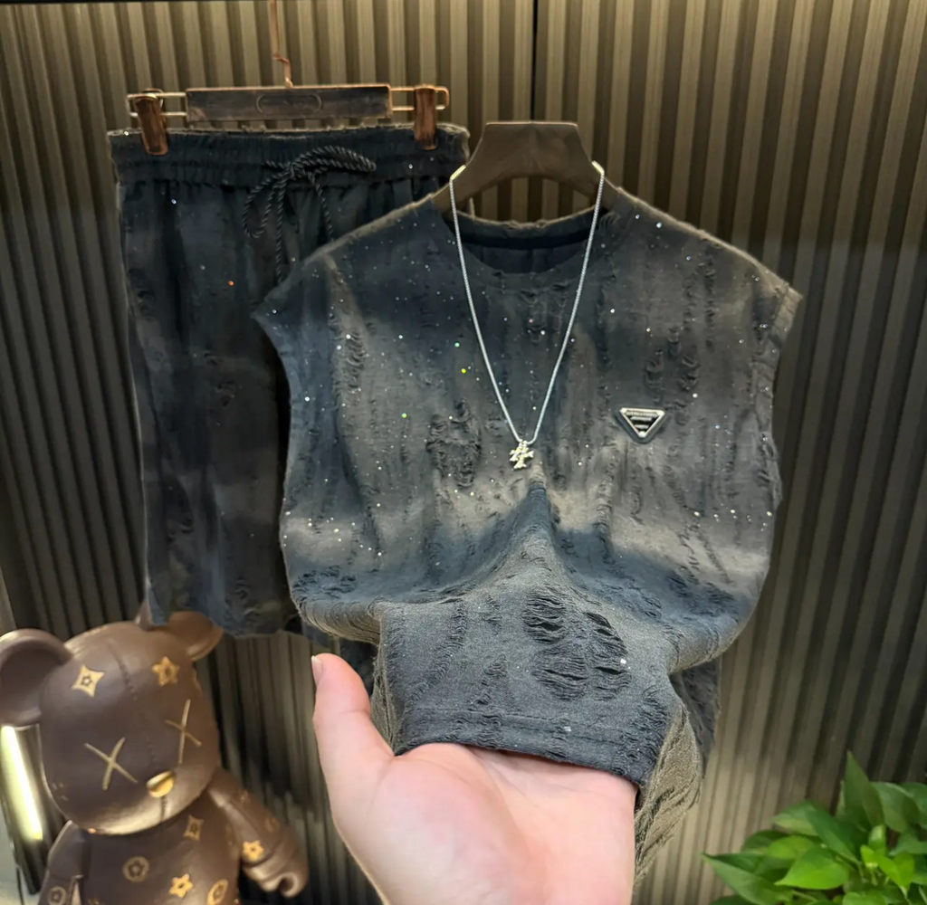 Summer versatile men's thin loose pants