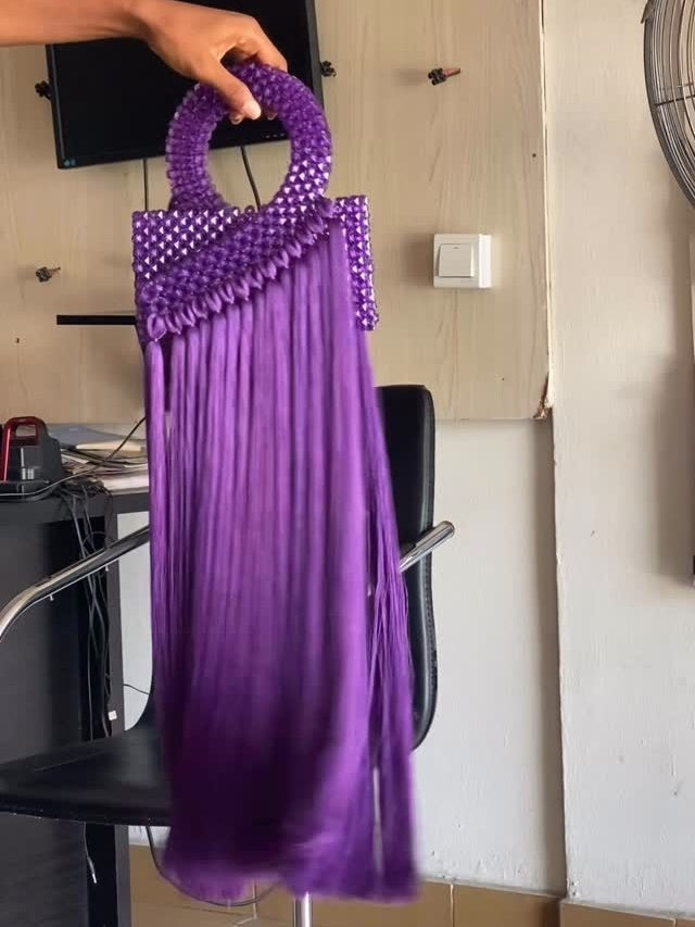 Fringe Crystal Handbag