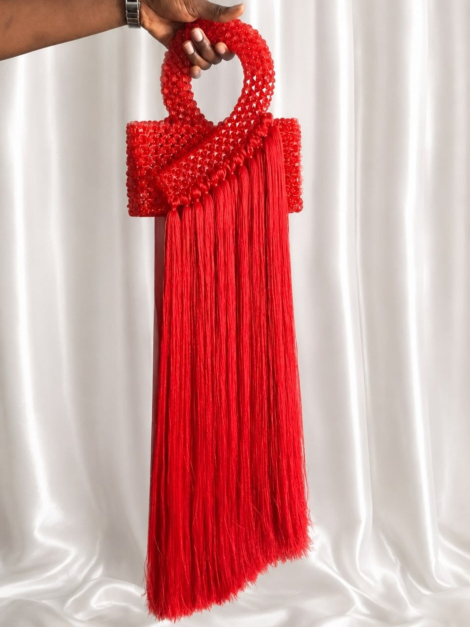 Fringe Crystal Handbag
