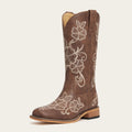 Floral Square Toe Cowgirl Boots