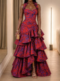 Marielle Bloom Tiered Maxi Dress