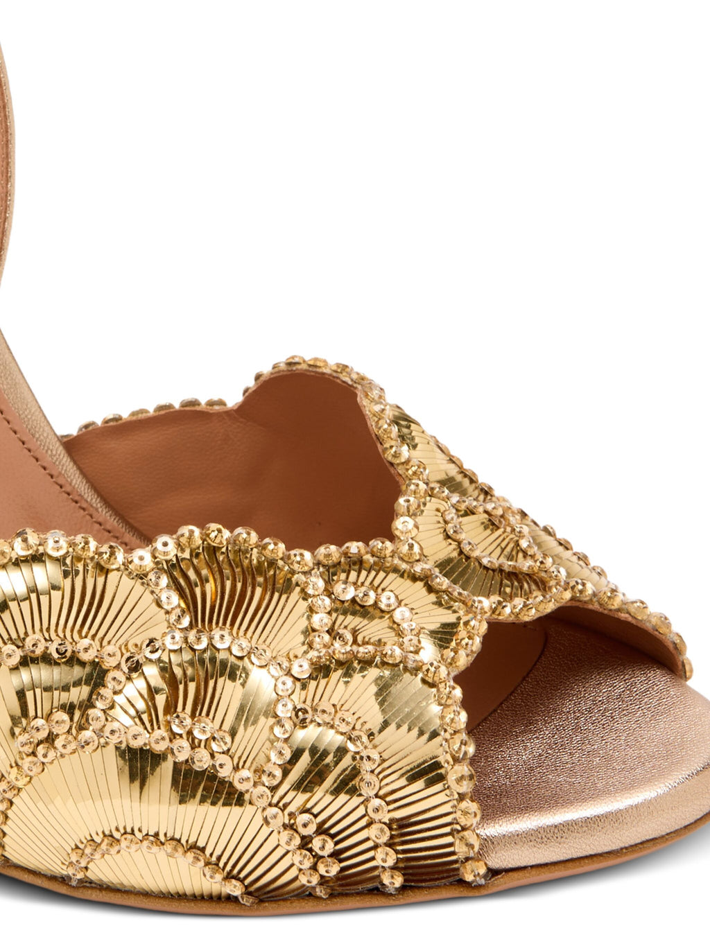 105mm Crystal-embellishment Sandals