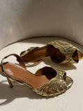 105mm Crystal-embellishment Sandals