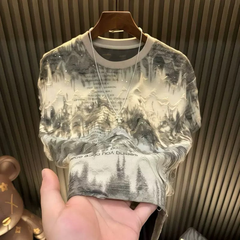 Vintage Mountain Graphic T-Shirt
