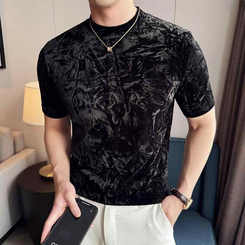 Men's Luxury Velvet T-Shirt