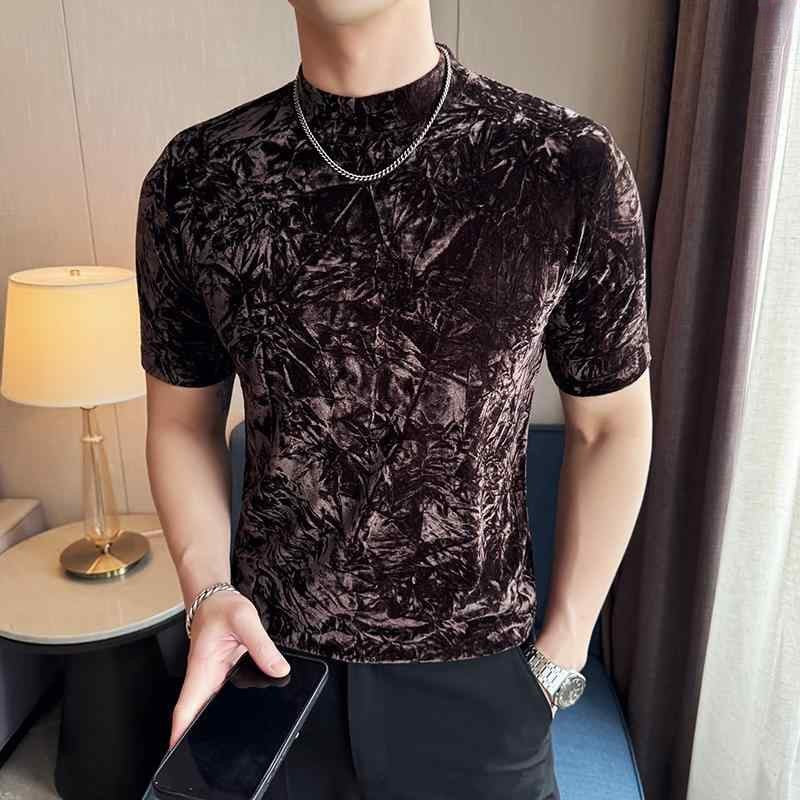 Men's Luxury Velvet T-Shirt