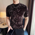 Men's Luxury Velvet T-Shirt