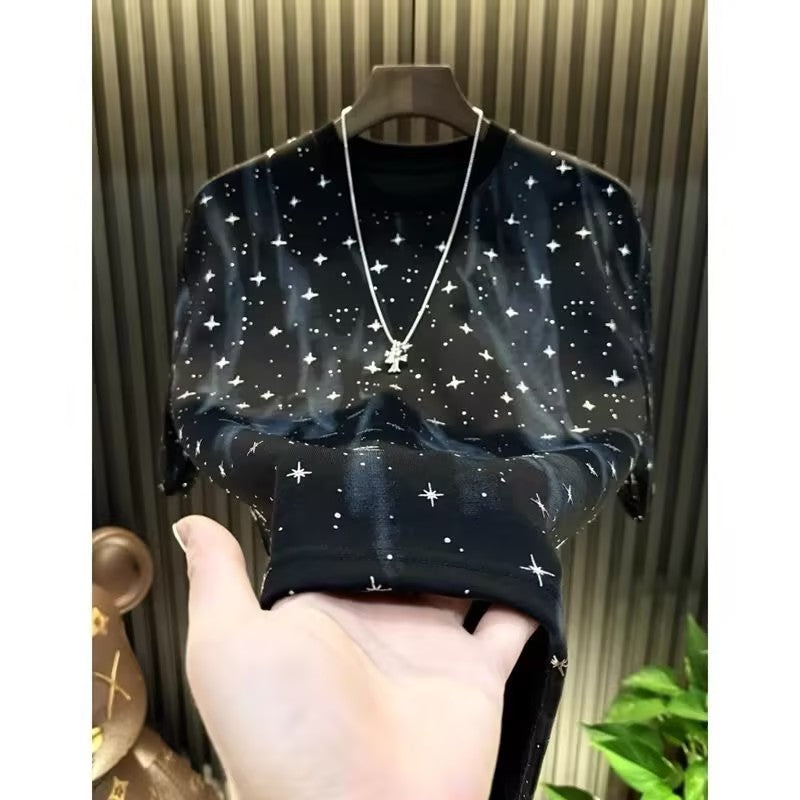 Cross Star Rhinestone Tee