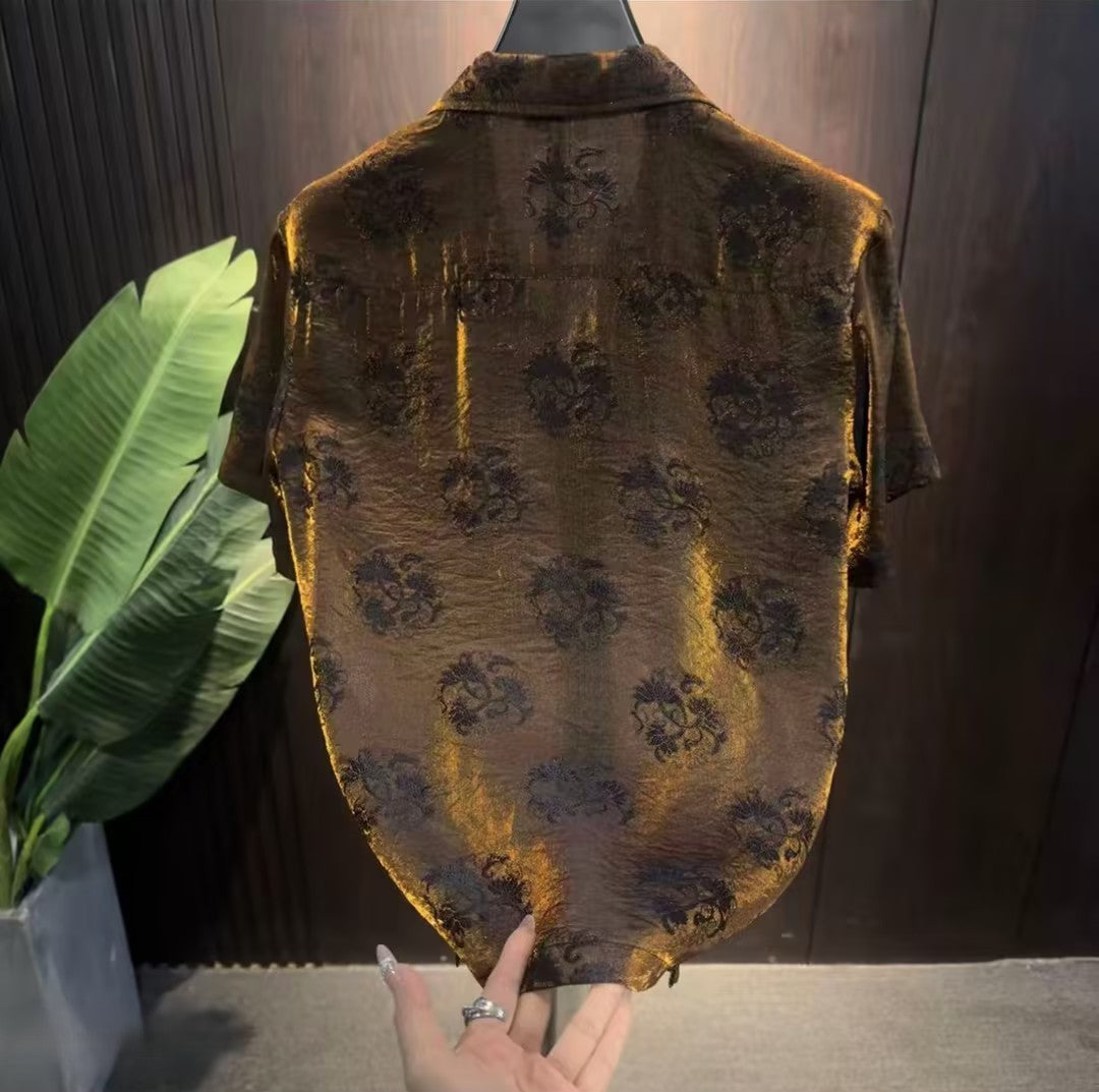 Luxury Gradient Print Shirt