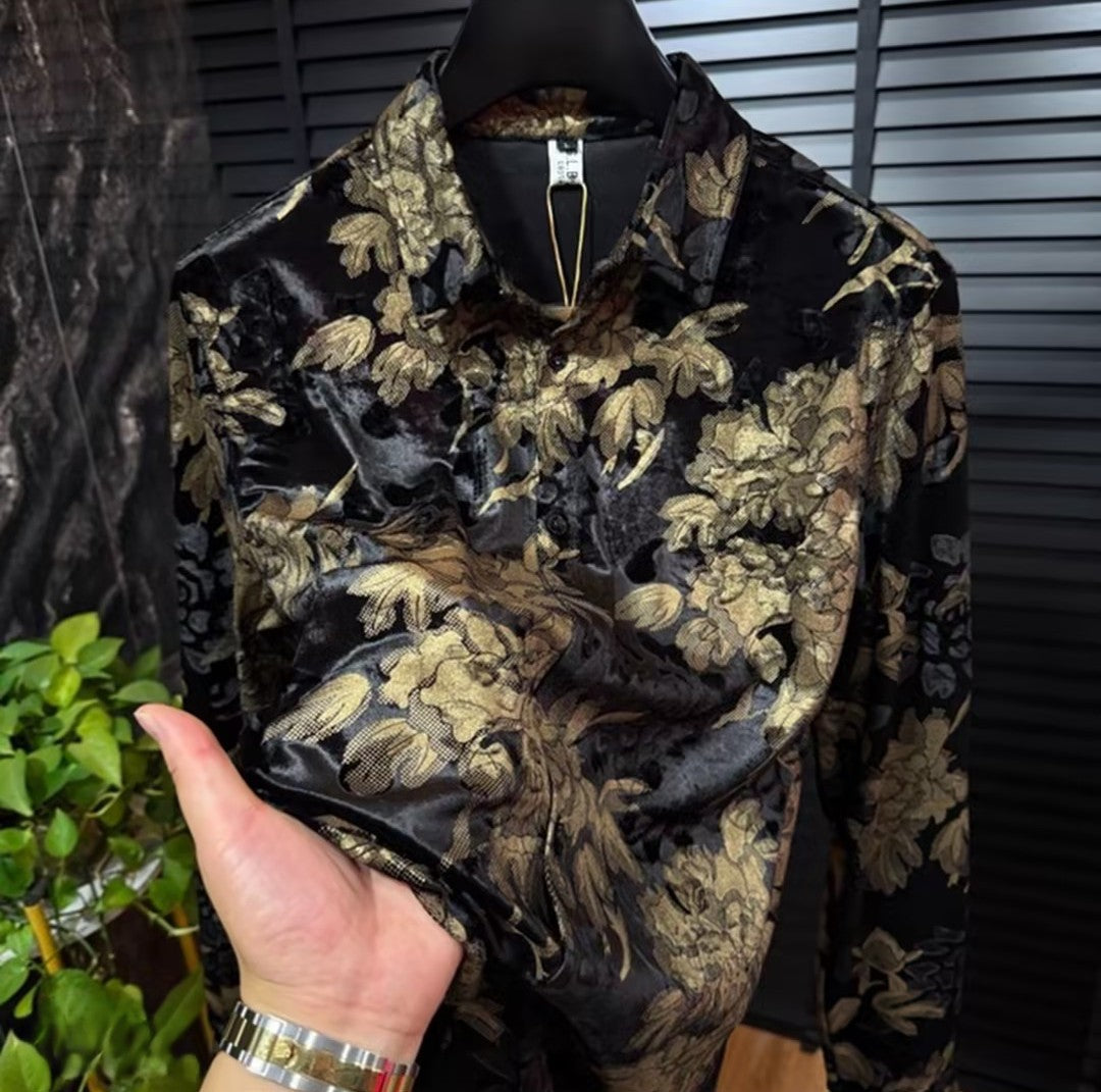 Men's Jacquard High-Quality Shirt