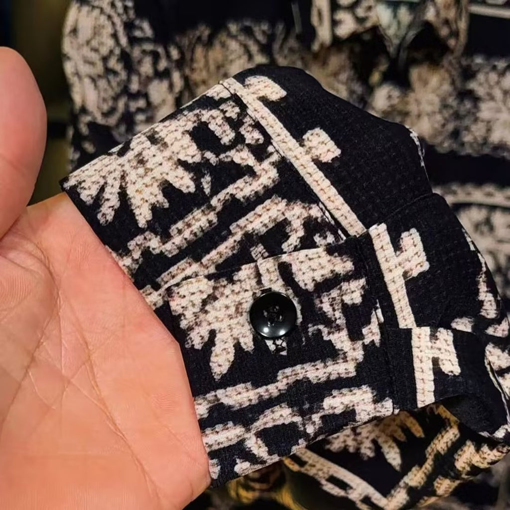 Men's Retro Print Shirt