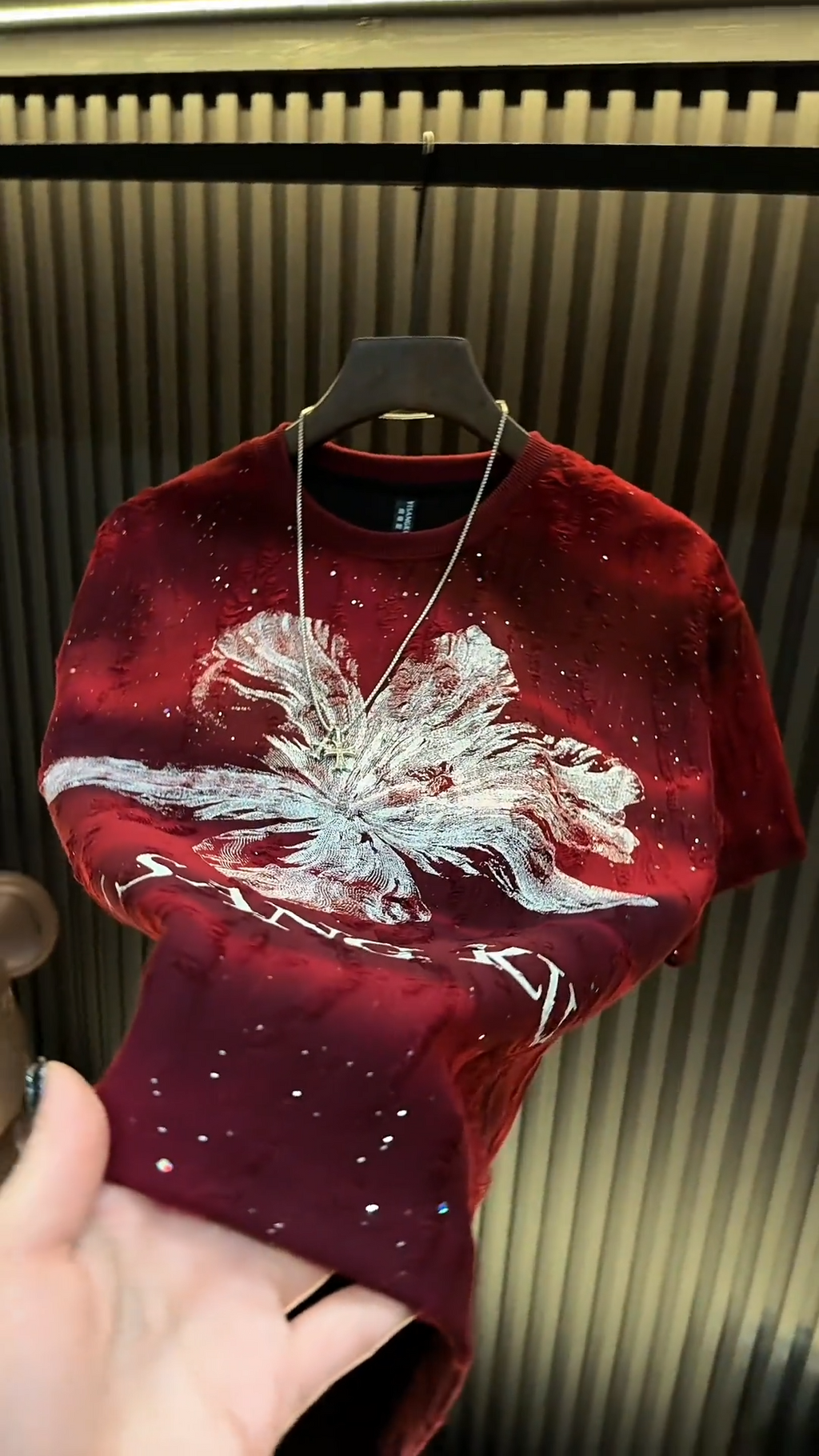 Silver Mandala Gradient T-Shirt