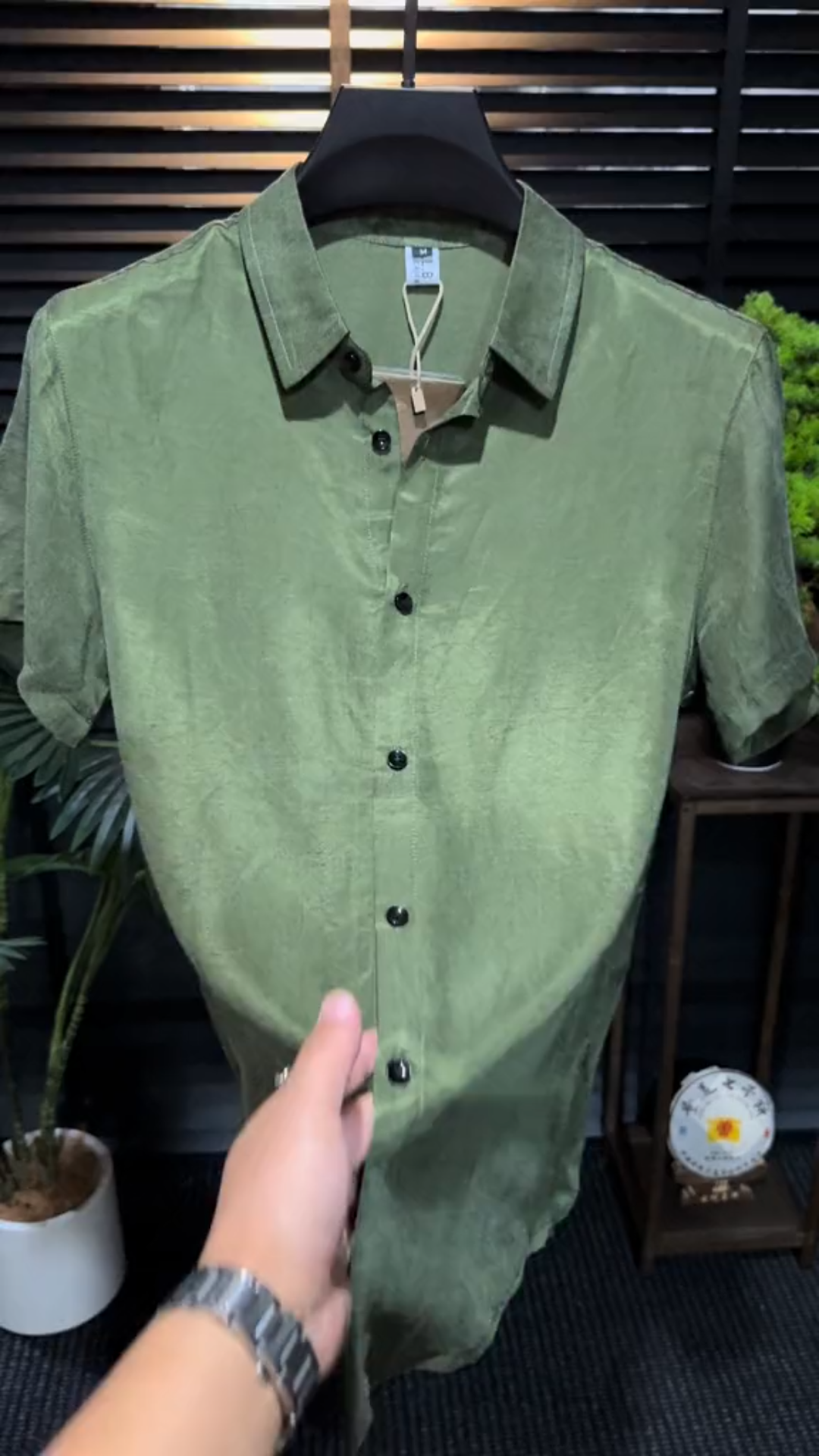Simple Satin Shirt