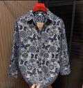 Jacquard-embroidered Butterfly Shirt