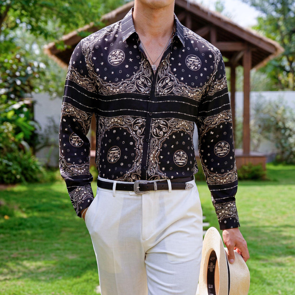 Men's Bohemian-Style Shirt