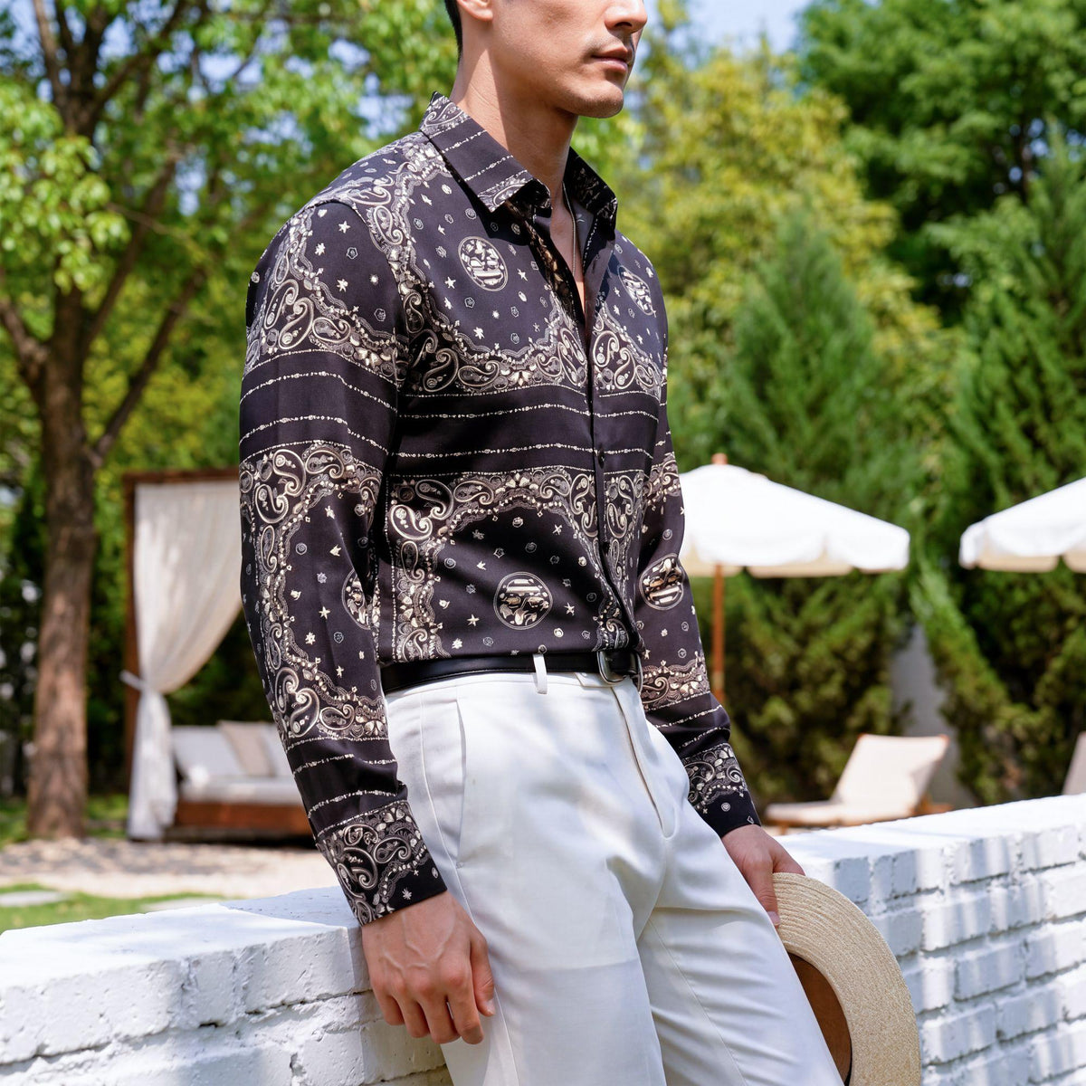 Men's Bohemian-Style Shirt