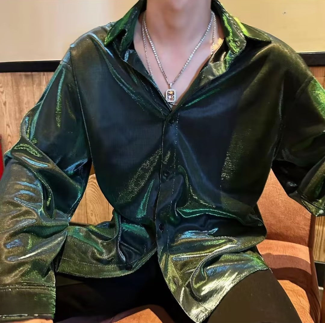 Liquid Metal Gradient Shirt