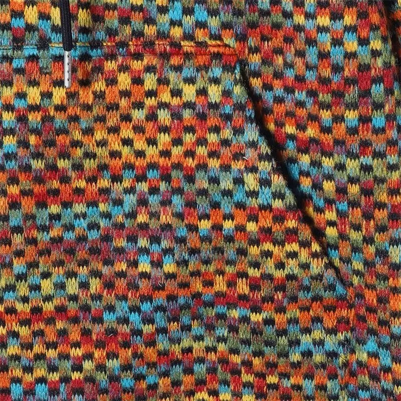 Colorful Knitted Hoodie