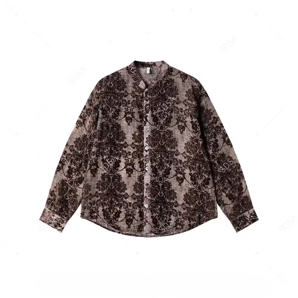 Stylish Floral Embroidered Shirt