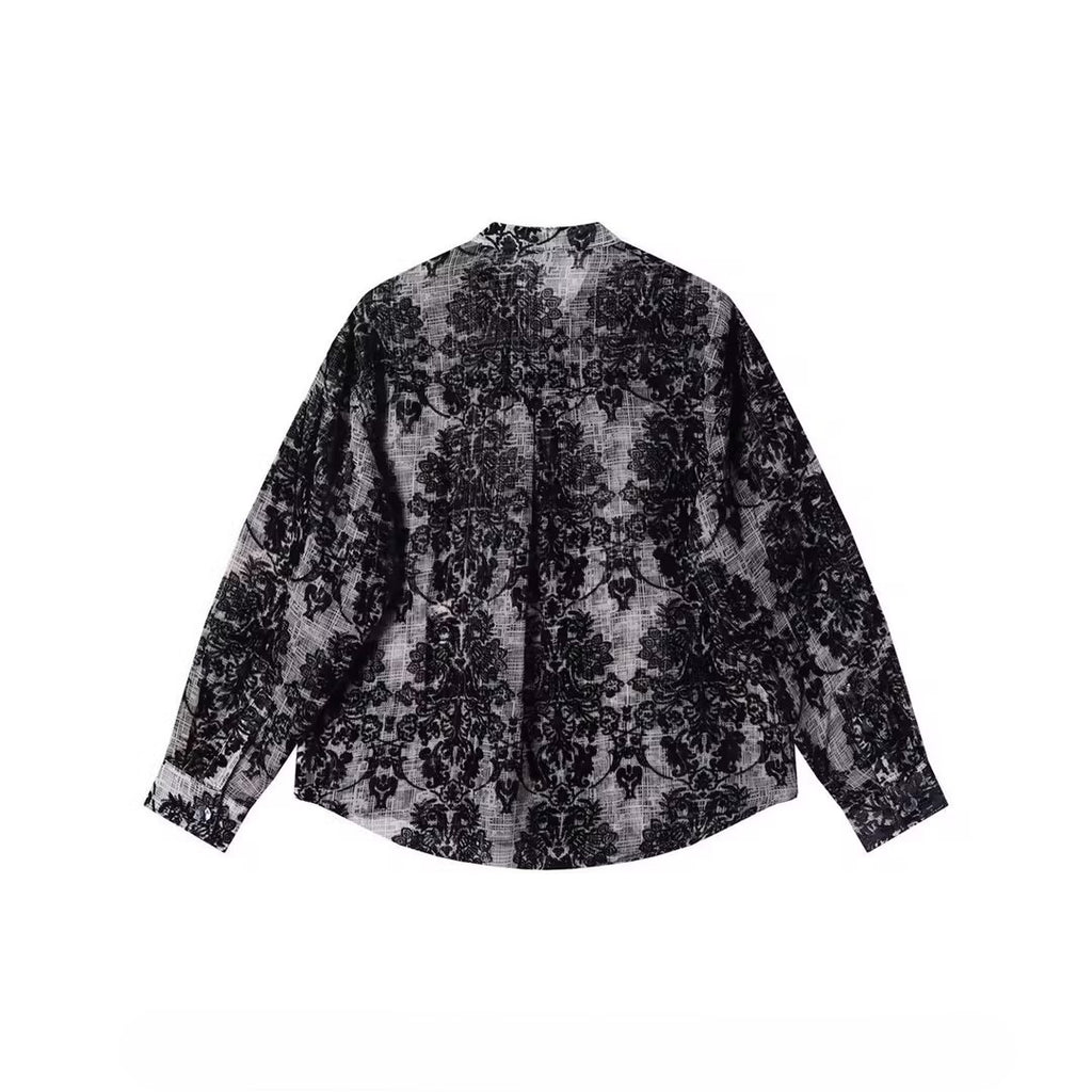 Stylish Floral Embroidered Shirt
