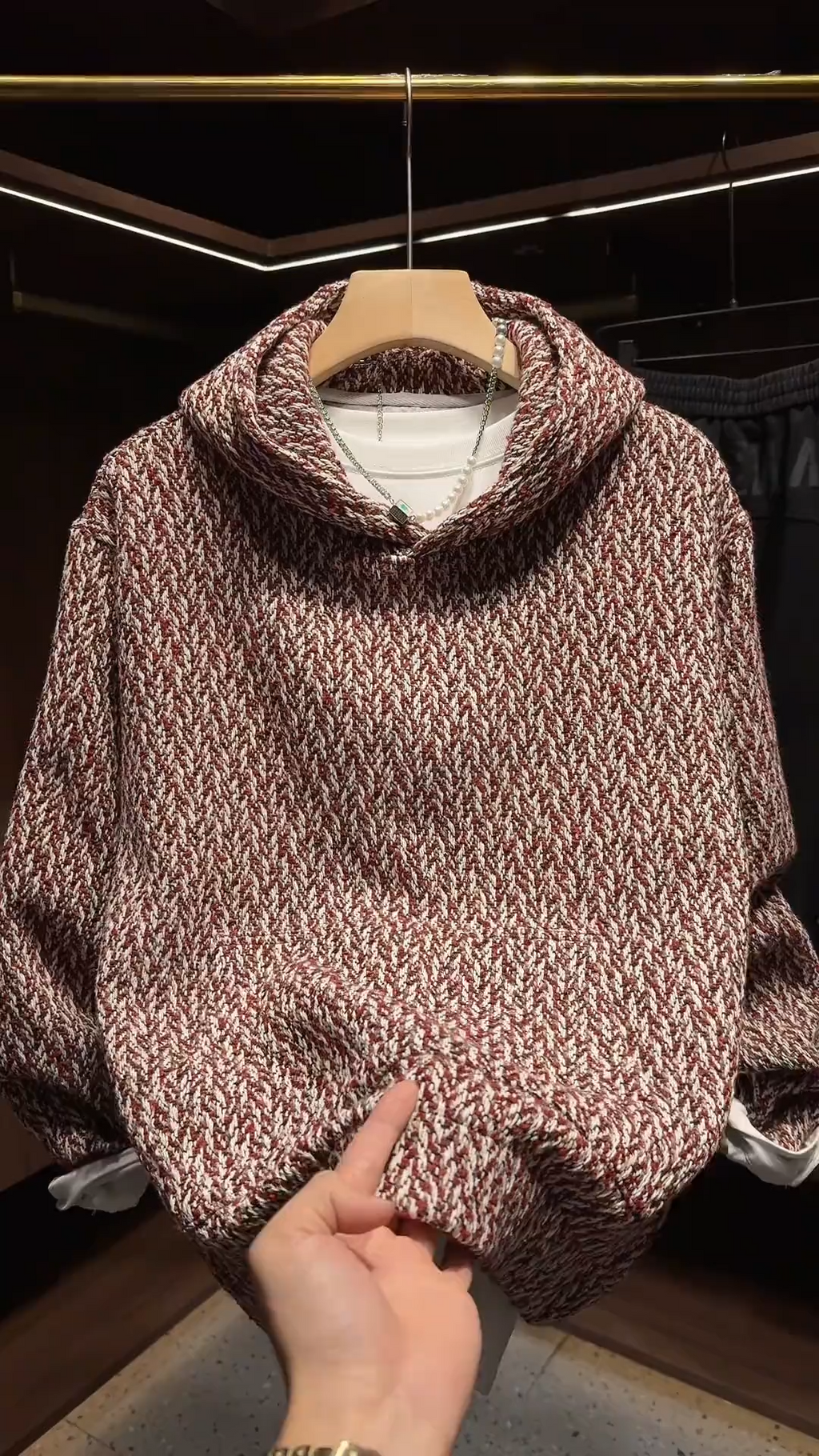 Minimalist Knit Hoodie