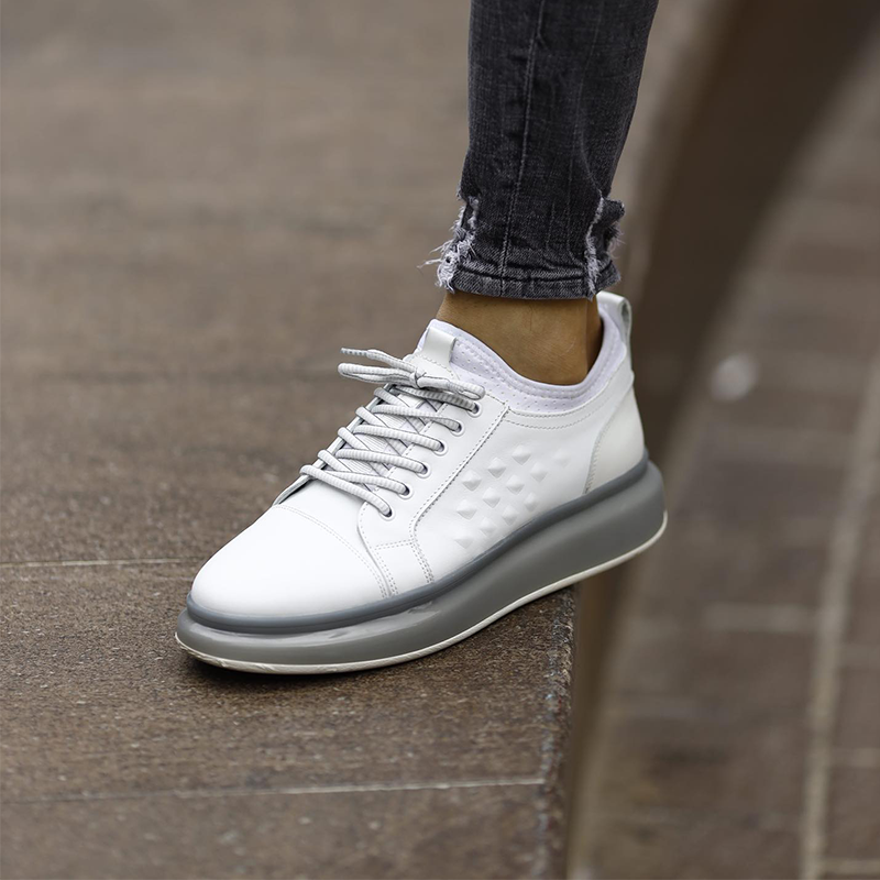 Men's Crystal Soft Sole Crocodile Print Casual Shoes
