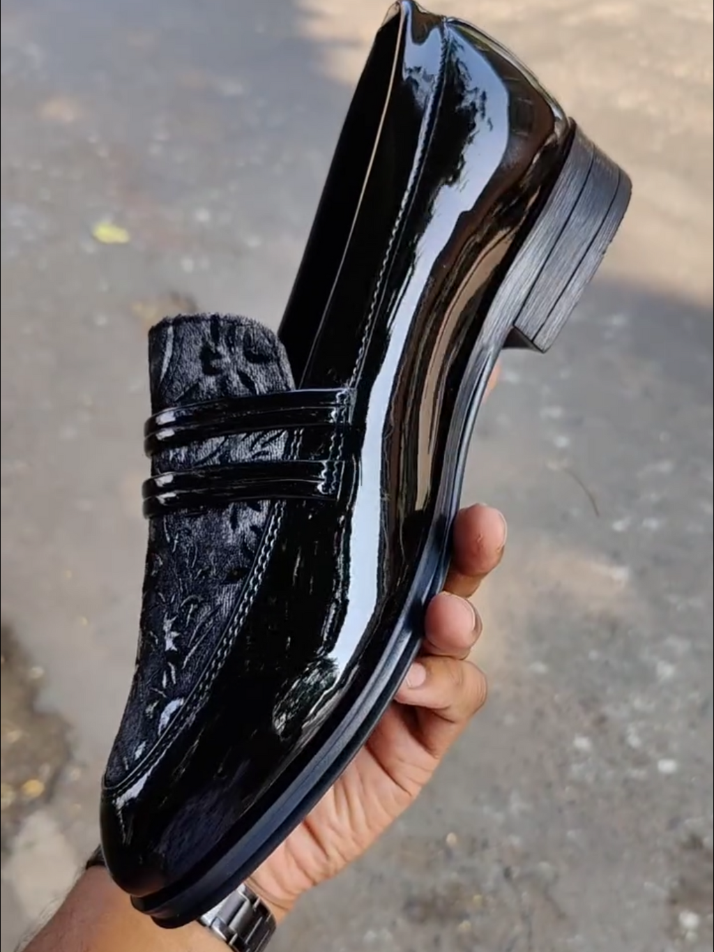 Men's light luxury matte leather sneakers
