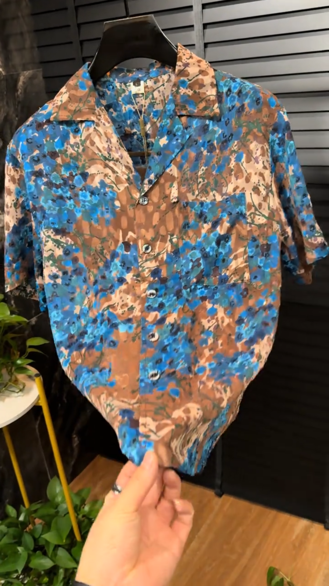 Affordable Luxury Watercolor Print Shirt