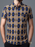 Men's Silk Printed Shirt