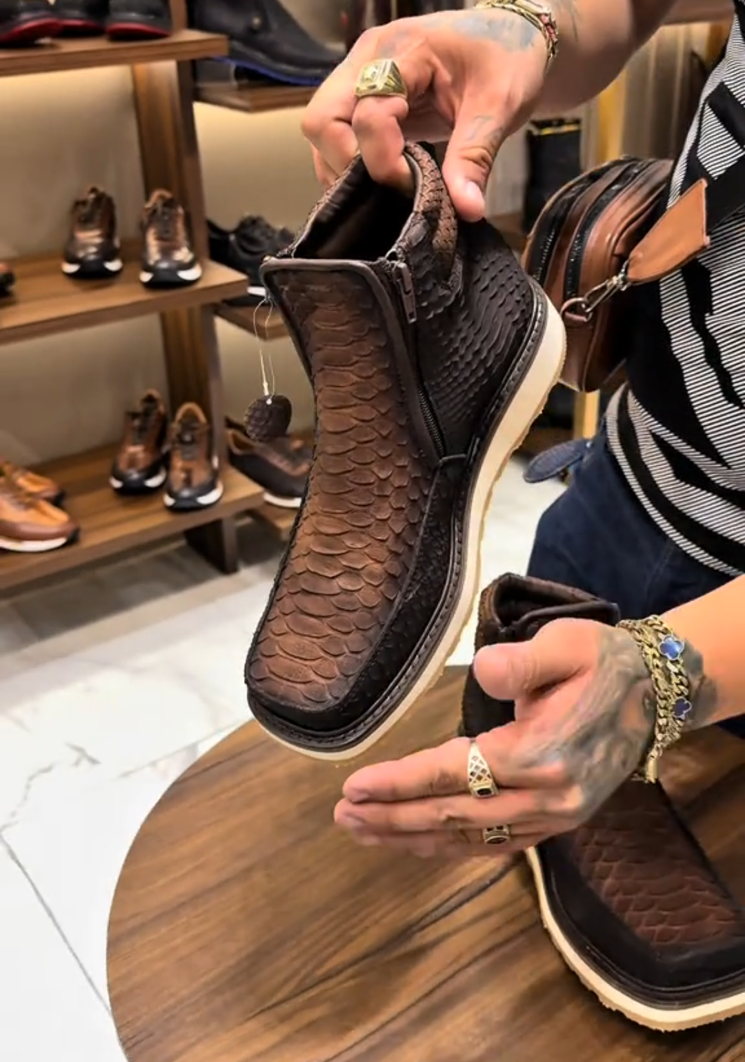 Vintage Ares Python Boots