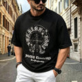 Embroidered Short Sleeve Sweatshirt