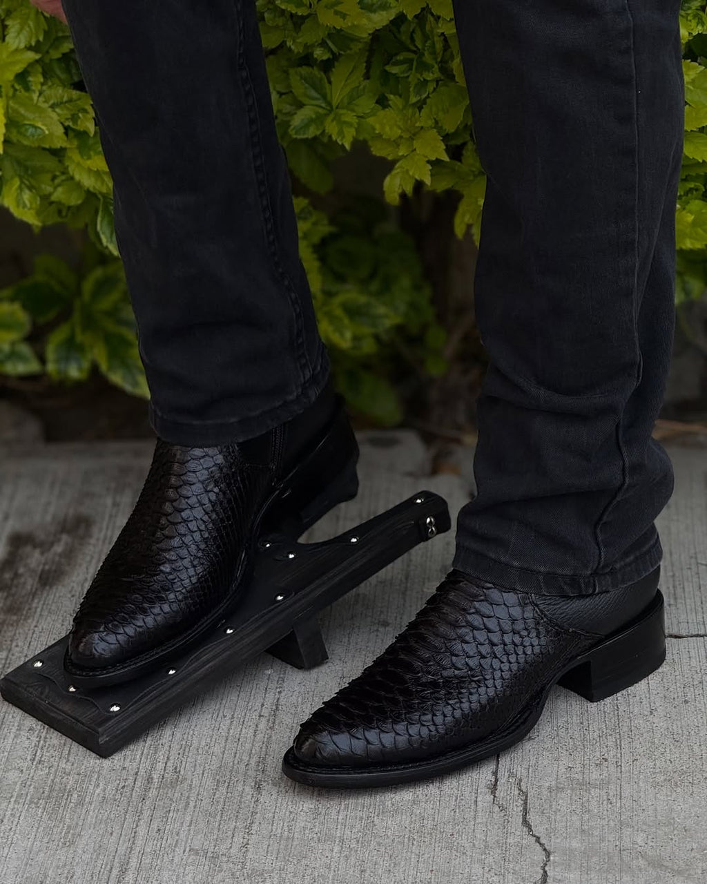 Italian Vintage Python Cowboy Boots