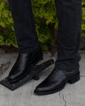 Italian Vintage Python Cowboy Boots