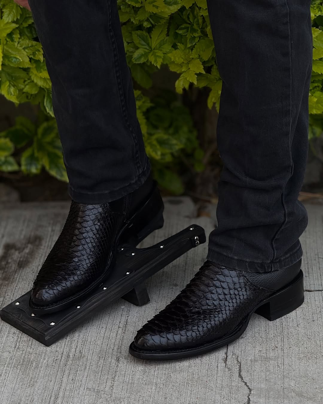 Italian Vintage Python Cowboy Boots