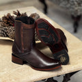 Men's Classic Vintage Cowboy Leather Boots