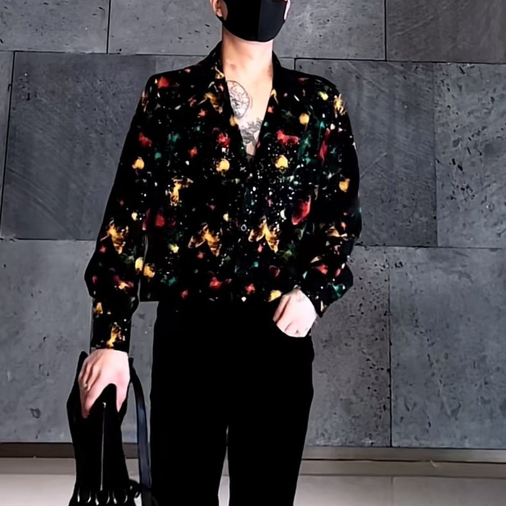 Rainbow Rhinestone Shirt