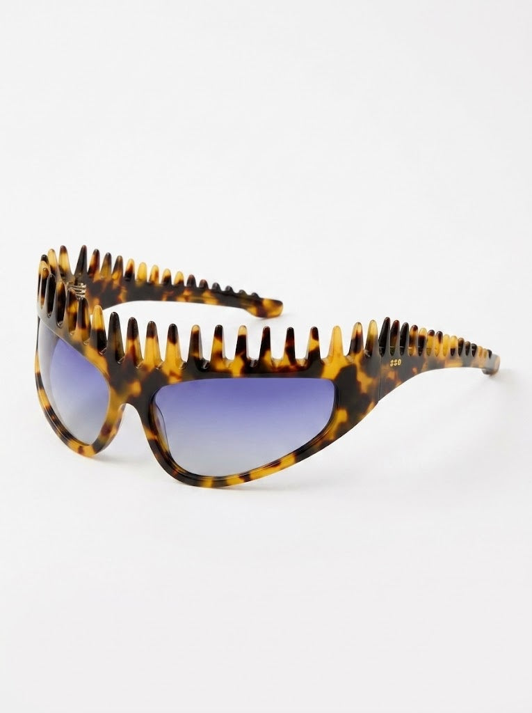 Futuristic Comb-Top Headband Sunglasses