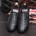 Comfortable handwoven leather shoes