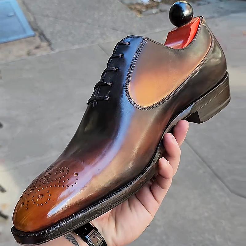 Swan Neck Men's Oxford Shoes