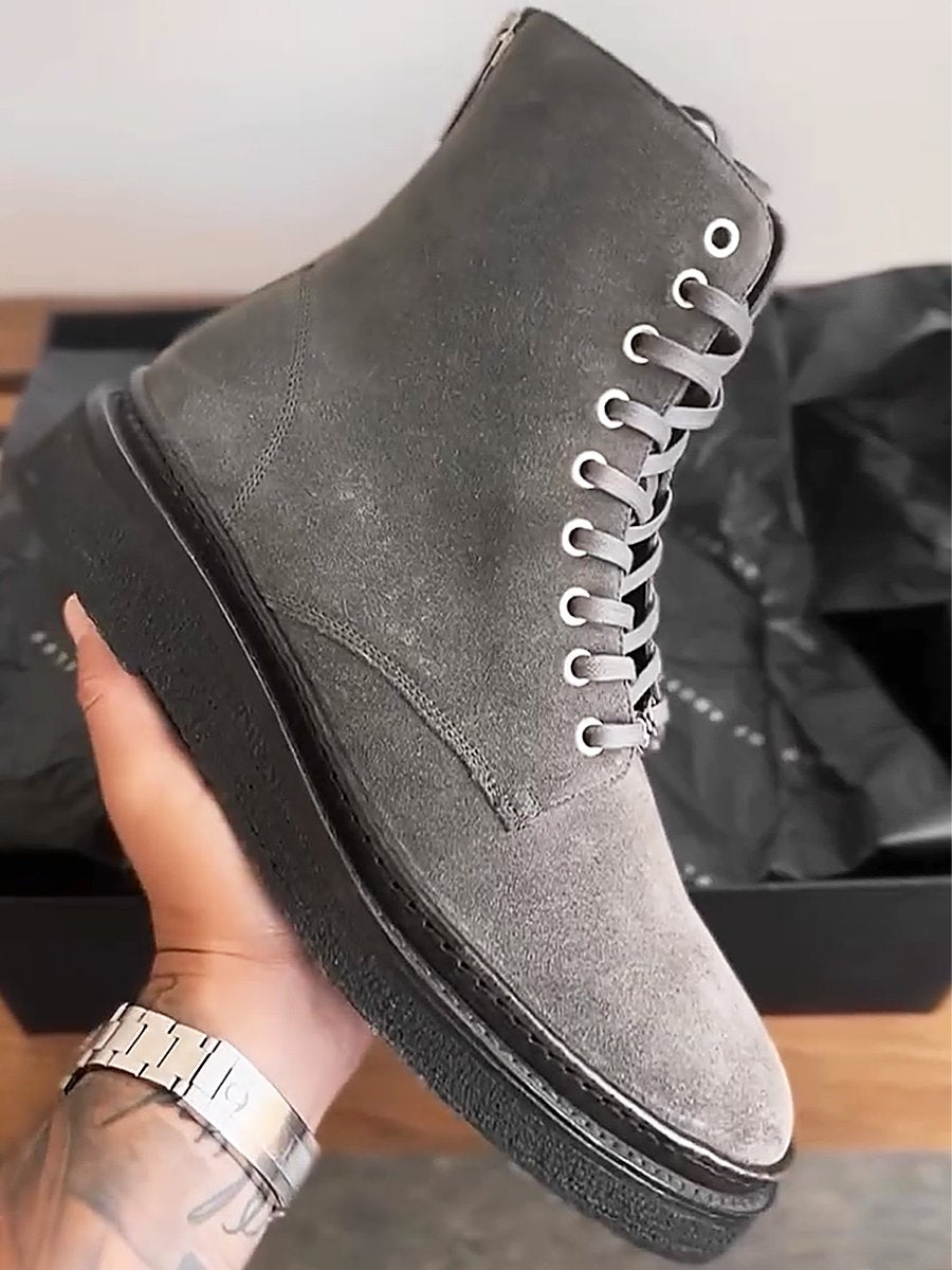 Men's Suede High Top Board Shoes